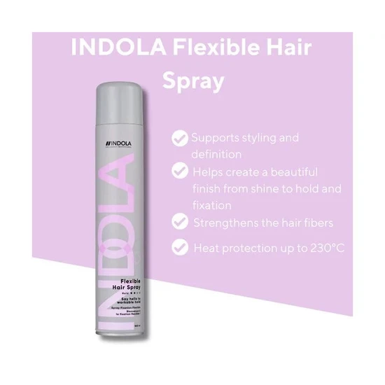 Indola Professional Vegan Flexible Hairspray 500ml