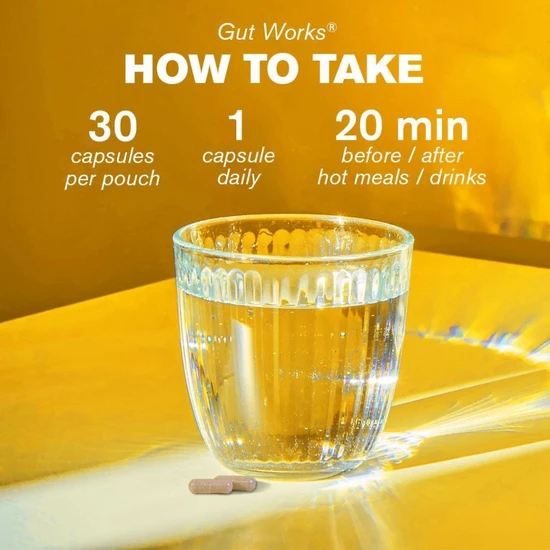 Dr Vegan Gut Works Pre & Probiotic 50bn CFU Capsules 30 Capsules