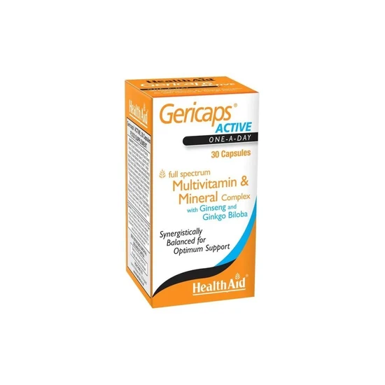 Health Aid Gericaps Active Capsules 30 Capsules