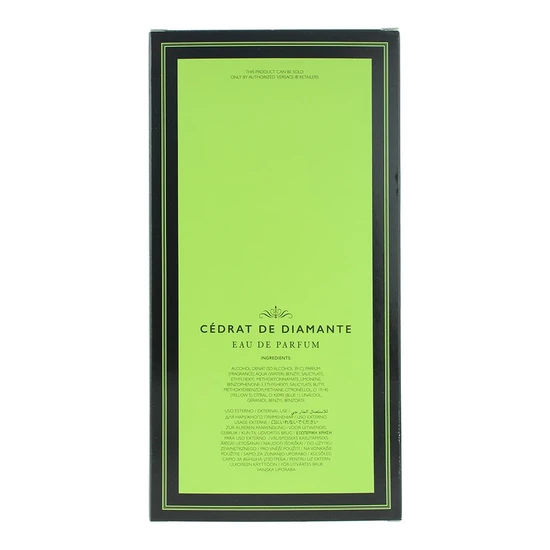 Versace Atelier Cedro Di Diamante Eau De Parfum 100ml