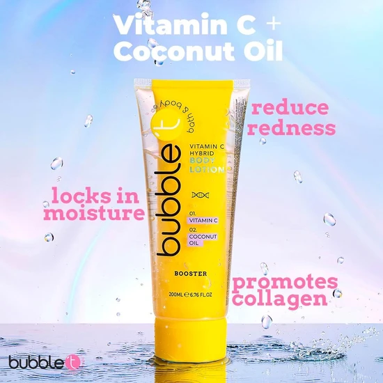 Bubble T Vitamin C Hybrid Booster Body Lotion 200ml