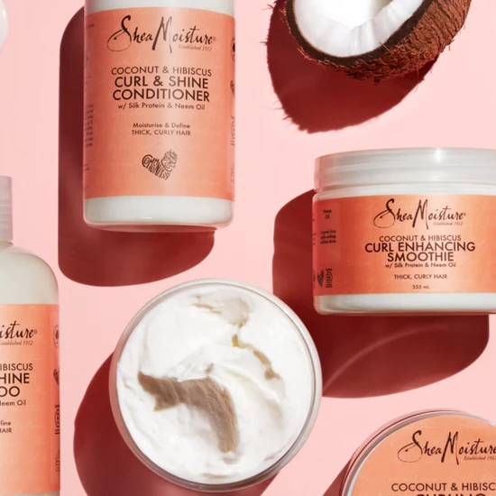 Shea Moisture Coconut & Hibiscus Curl & Shine Shampoo 379ml
