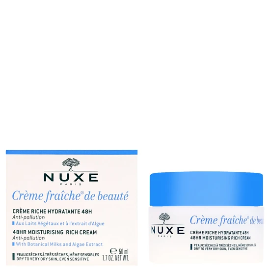 Nuxe Creme Fraiche De Beaute 48HR Moisturising Rich Cream For Dry To Very Dry Sensitive Skin 50ml