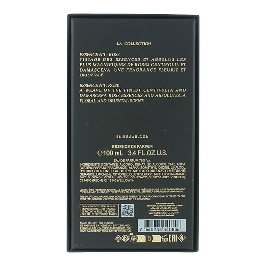 Elie Saab Essence No.1 Rose Eau De Parfum 100ml