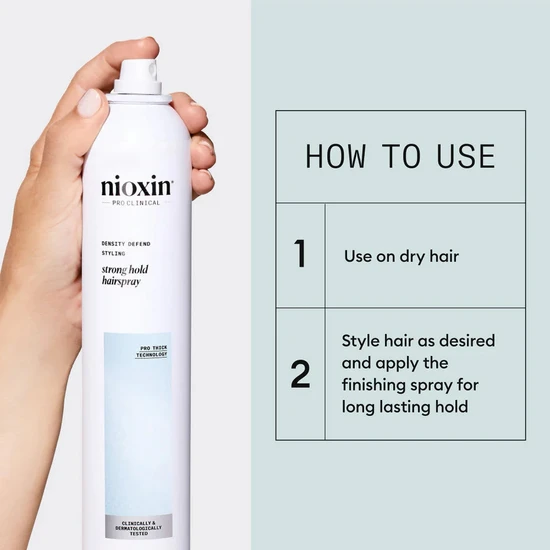 Nioxin Density Defend Styling Strong Hold Hairspray 300ml