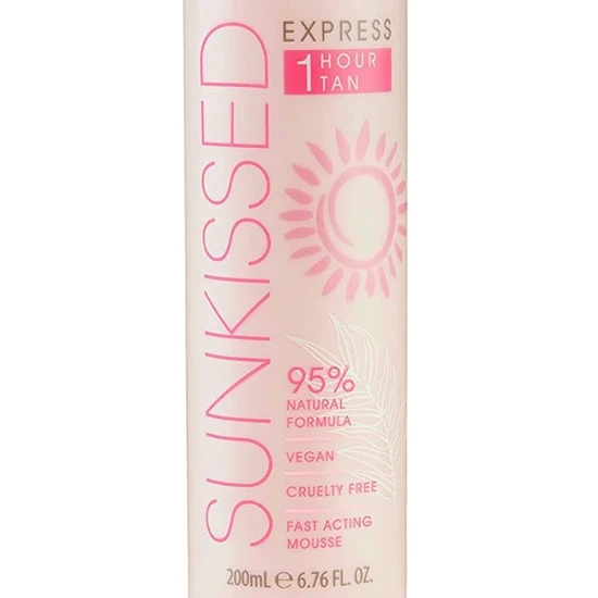 Sunkissed 95 Percent Natural Express 1 Hour Tan Mousse 200ml