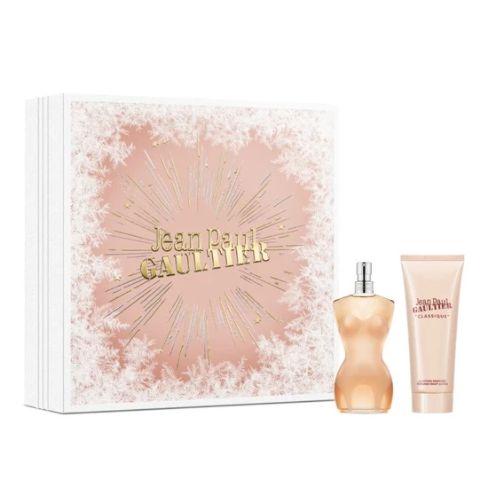 Jean Paul Gaultier Classique Eau De Toilette 50ml + Body Lotion 75ml Gift Set