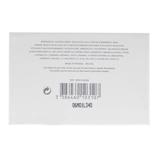 Boucheron Patchouli D'Angkor Eau De Parfum 125ml