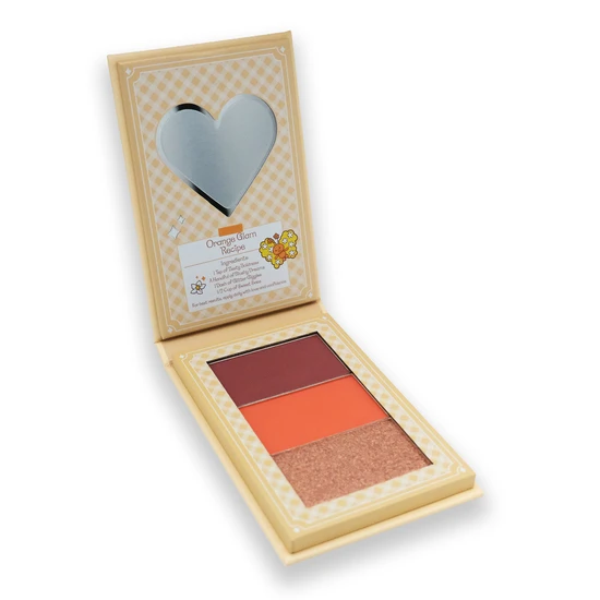Glisten Cosmetics Orange Blossom Palette Strawberry Shortcake