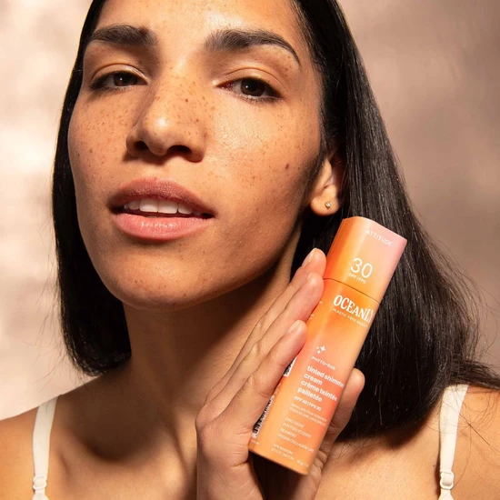 Attitude Oceanly Phyto-Sun Tinted Shimmer Cream SPF 30 30g