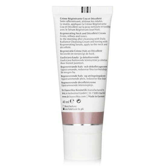 Dr Hauschka Regenerating Neck & Decollete Cream 40ml