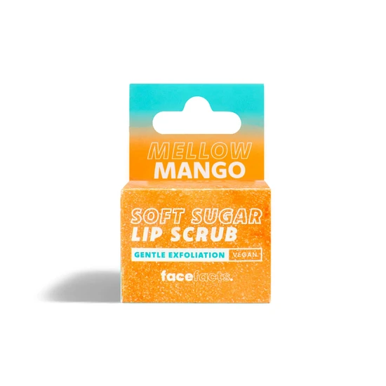 Face Facts Soft Sugar Lip Scrub Mellow Mango 10g