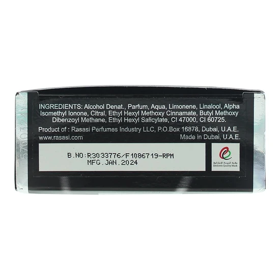 Rasasi Daarej Pour Homme Eau De Parfum 100ml