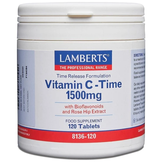 Lamberts Vitamin C 1500mg Time Release Tablets 120 Tablets