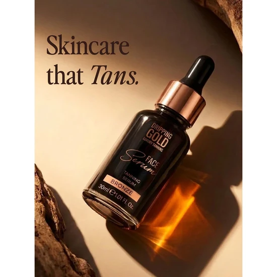 SOSU by SJ Luxury Tanning Face Serum Tinted Tanning Drops Bronze