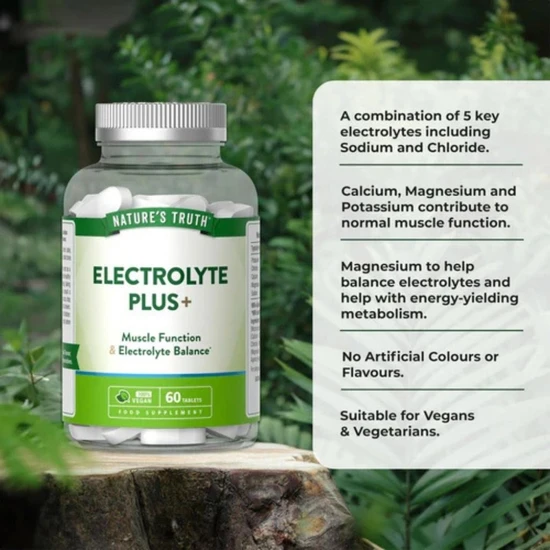 Nature's Truth Electrolyte Plus+ Tablets 60 Tablets