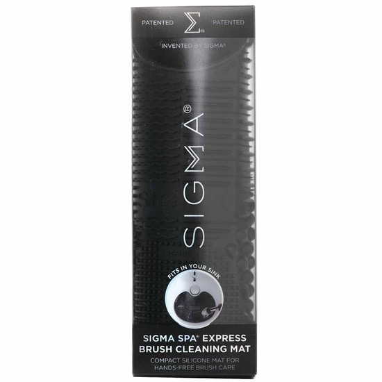 Sigma Beauty Spa Express Brush Cleaning Mat Black
