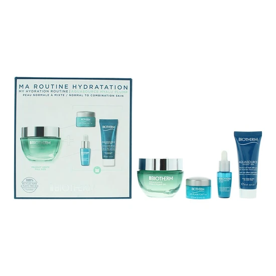 Biotherm Aquasource Hyalu Plump Gel Gift Set 4 Pieces