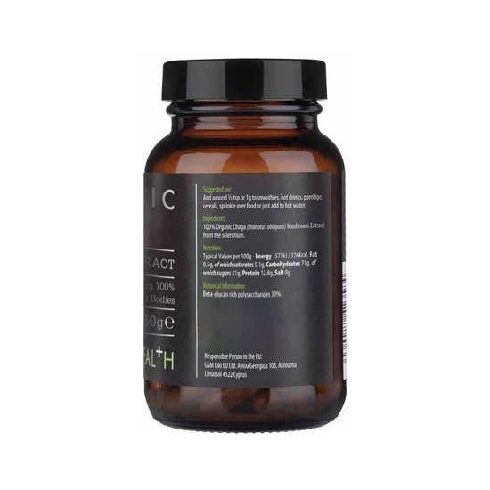 KIKI Health Mushroom Extract Chaga Powder 50g