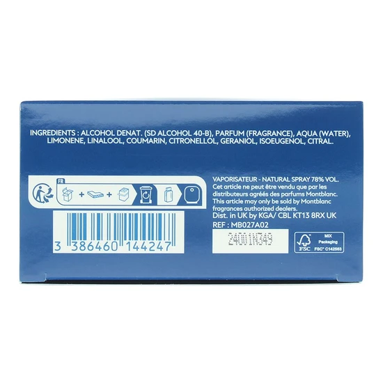 Montblanc Legend Blue Eau De Parfum 50ml