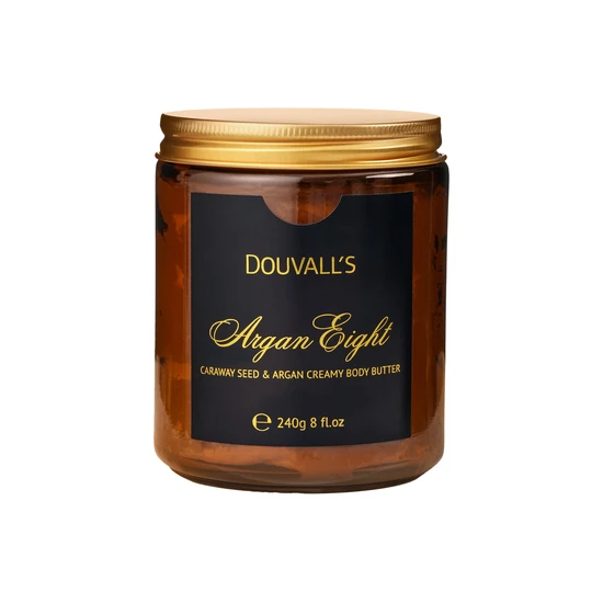 Douvall's Organic Creamy Argan Body Butter Limited Edition Nostalgia Range Argan Eight
