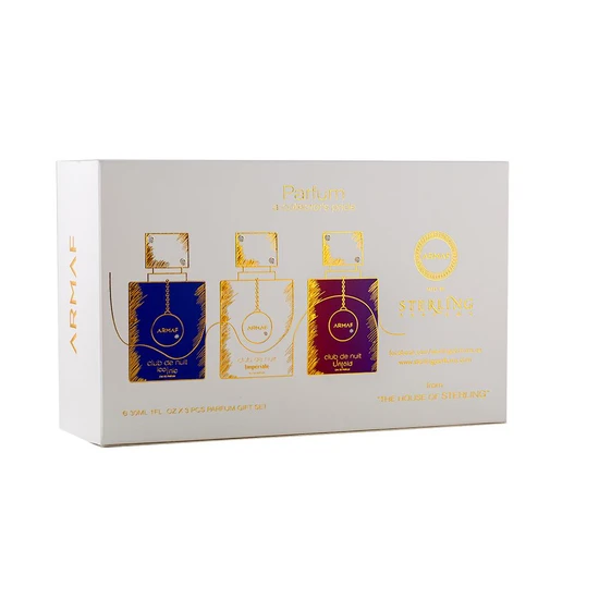 Armaf Club De Nuit Eau De Parfum Three Piece Gift Set 30ml x3