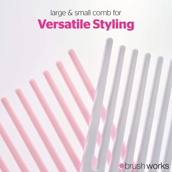 Brushworks Afro Combs x2