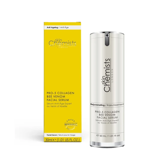 skinChemists Anti-Ageing Pro-5 Collagen Bee Venom Facial Serum 30ml