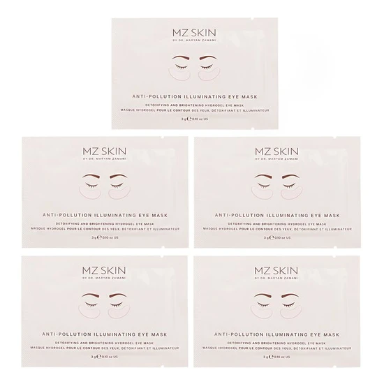 MZ Skin Anti-Pollution Illuminating Eye Masks 5x 3g