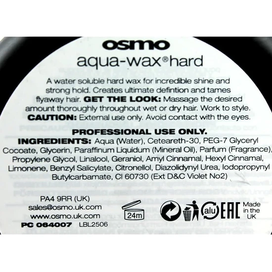 Osmo Aqua Wax Hard 100ml