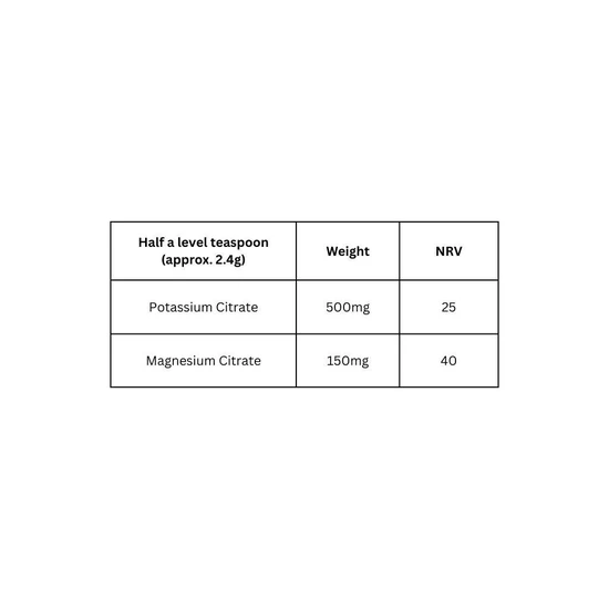 Viridian Potassium & Magnesium Powder 150g
