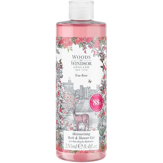 Woods of Windsor True Rose Moisturising Bath & Shower Gel 250ml