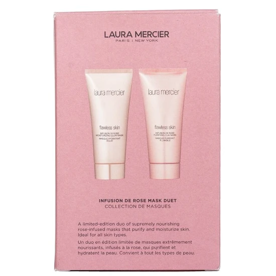 Laura Mercier Infusion De Rose Mask Duet Set 2x 75g