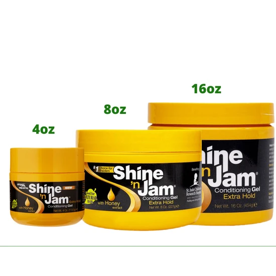 Ampro Shine N Jam Conditioning Gel Extra Hold With Honey Extract 113.5g