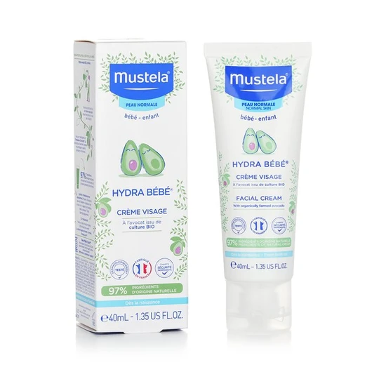 Mustela Hydra-Bebe Facial Cream With Organic Avocado Normal Skin 40ml