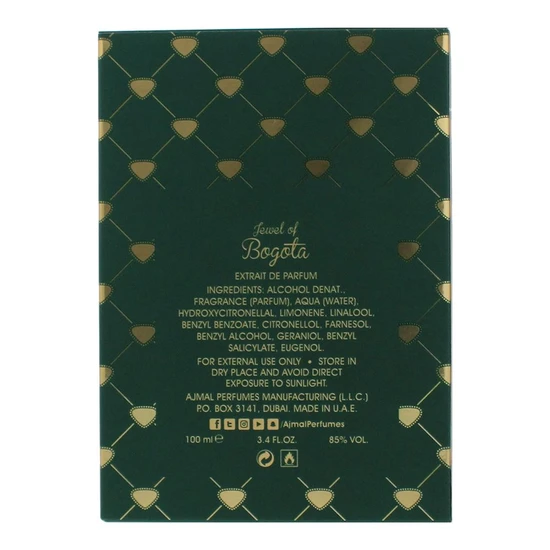 Ajmal Jewel Of Bogota Extrait De Parfum 100ml