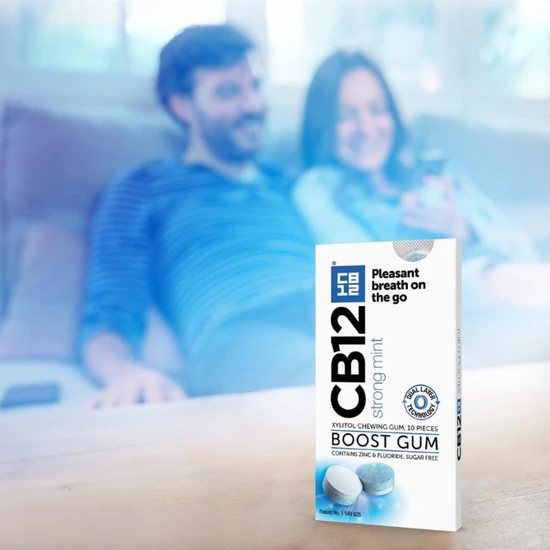 CB12 Boost Chewing Gum Strong Mint