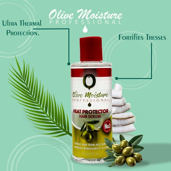 Olive Moisture Professional Heat Protector Hair Serum 177ml