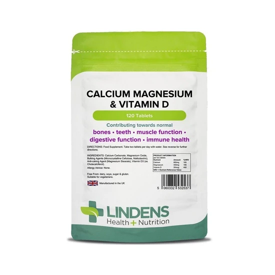 Lindens Cal-Mag-Vit-D Osteo Formula Tablets 120 Tablets