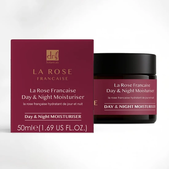 Dr Botanicals La Rose Francaise Duo Day & Night Moisturiser 50ml
