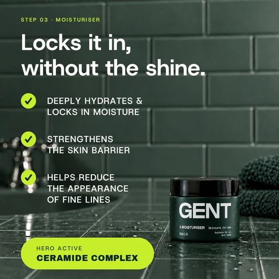 Gent Skincare Men's Face Moisturiser