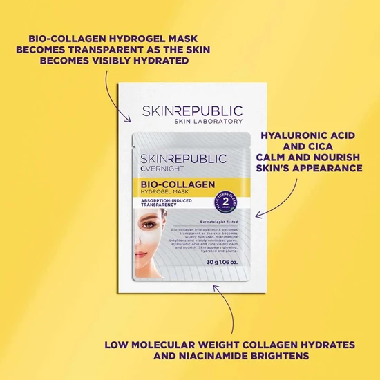 Skin Republic Overnight Bio-Collagen Hydrogel Face Mask 30g