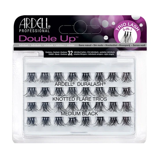 Ardell Double Up 3 In 1 Knotted Lash Medium / Black