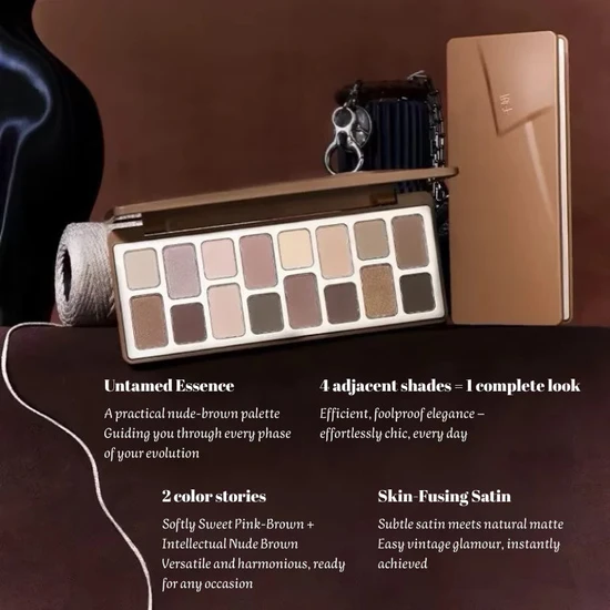 Glisten Cosmetics Nude Heart Eyeshadow Palette Cheeryep