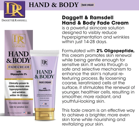 Daggett And Ramsdell DR Clinical Hand & Body Fade Cream 113.3g