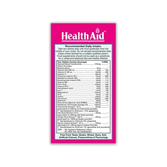 Health Aid FemmeVit Tablets 60 Tablets