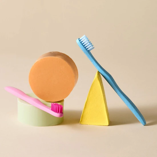 Humble Kids Plant-Based Kids Toothbrush Pink