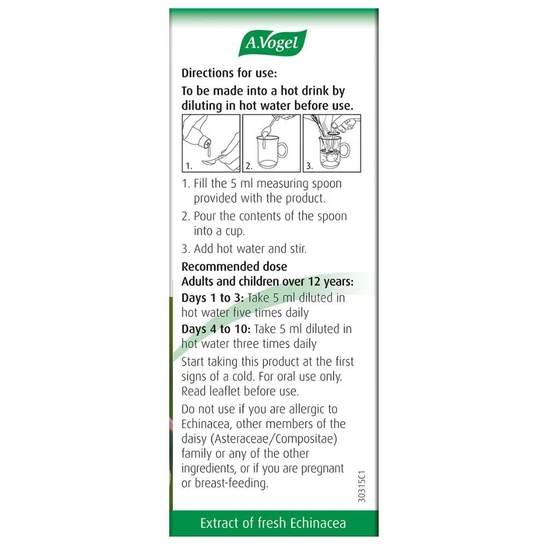 A.Vogel Echinaforce Hot Drink 100ml