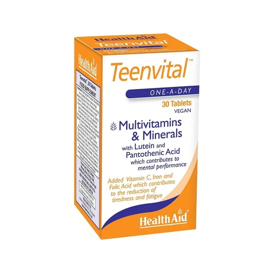Health Aid TeenVital Tablets 30 Tablets
