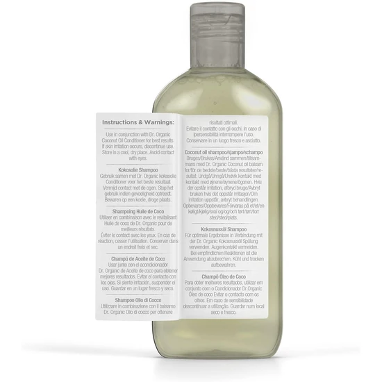 Dr. Organic Organic Coconut Oil Shampoo 265ml